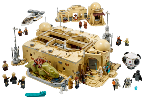 LEGO 75290 Cantina de Mos Eisley, vue du modèle de référence.
