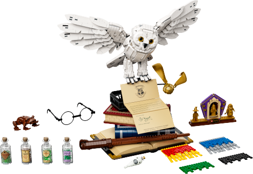 LEGO 76391 Icônes de Poudlard - Édition Collector, vue du modèle de référence.