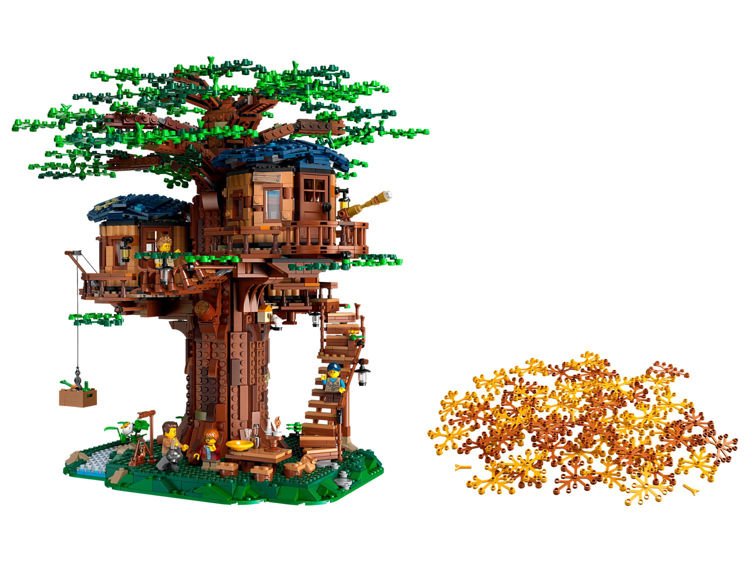 LEGO 21318 — La cabane dans l’arbre, photographie officielle du modèle.