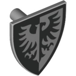 Élément LEGO 6335631 : Trois boucliers du Faucon noir