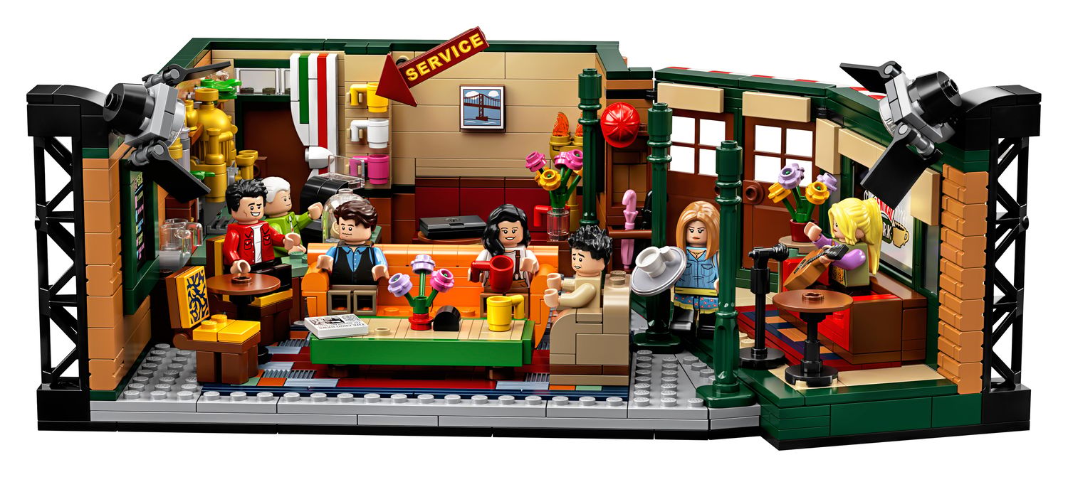 LEGO 21319 — Central Perk, photographie officielle du modèle.