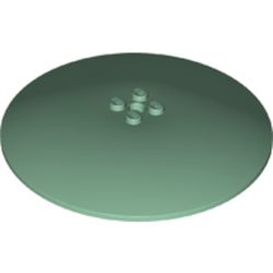 Élément LEGO 6187588 : Le grand disque vert sable