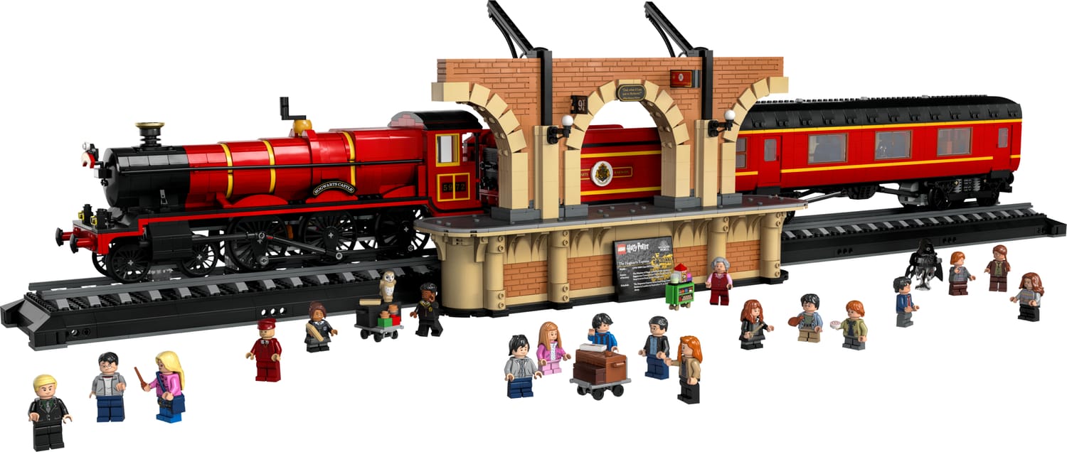 LEGO 76405 — Le Poudlard Express · Édition Collector, vue officielle du modèle.