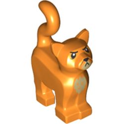Élément LEGO 6401523 : Le chat orange au visage particulier