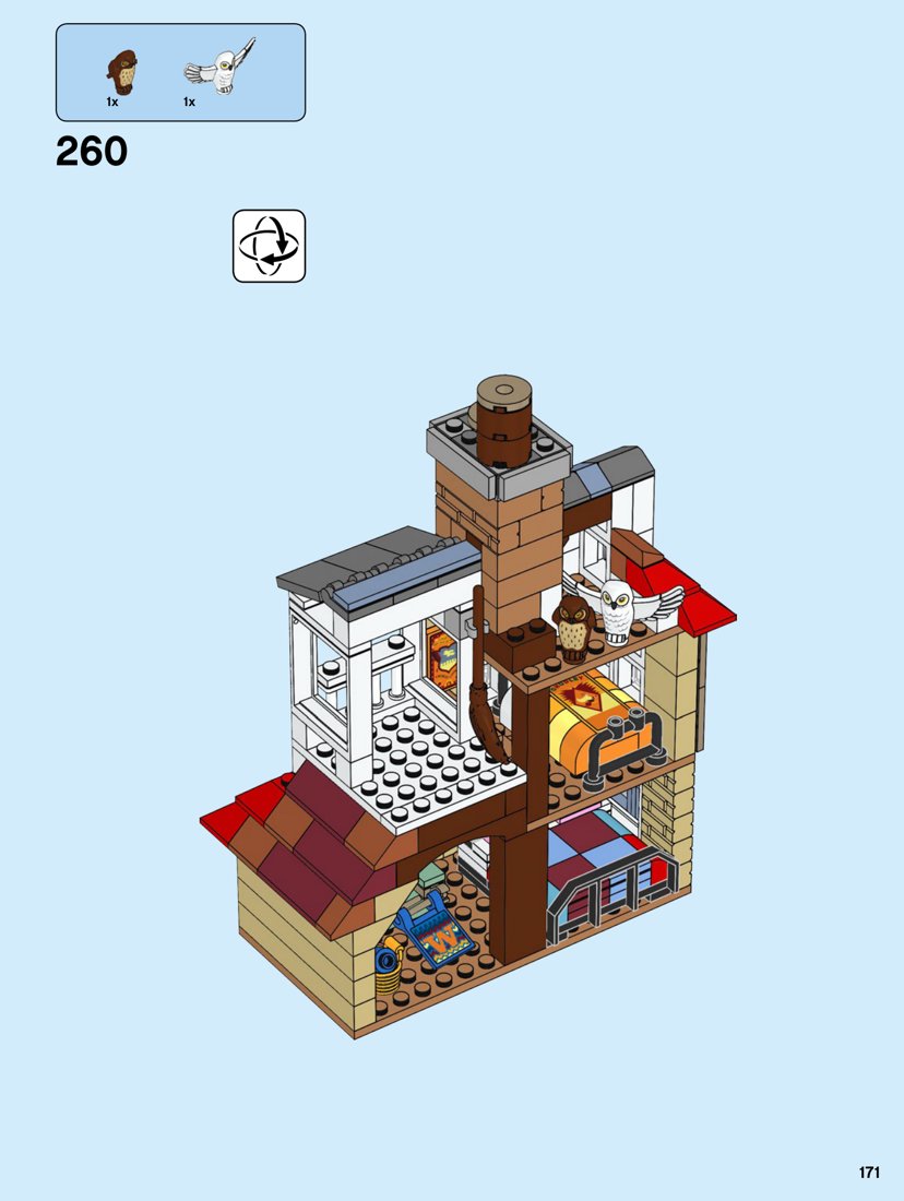Notice LEGO 75980, page 171, étape 260