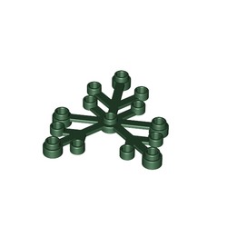 Élément LEGO 6266967 : Le feuillage vert foncé