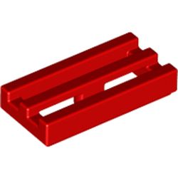 Élément LEGO 241221 : La grille rouge 1 × 2