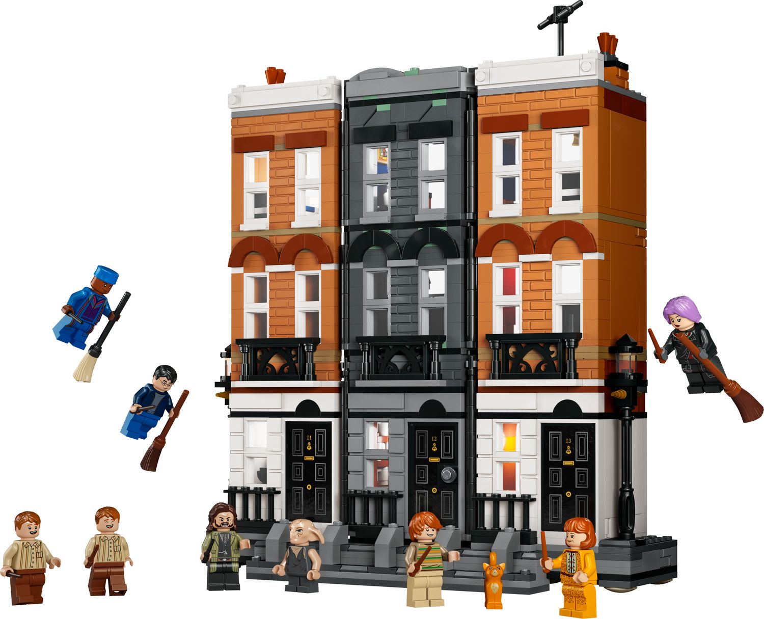 LEGO 76408 — 12, square Grimmaurd, vue officielle du modèle.