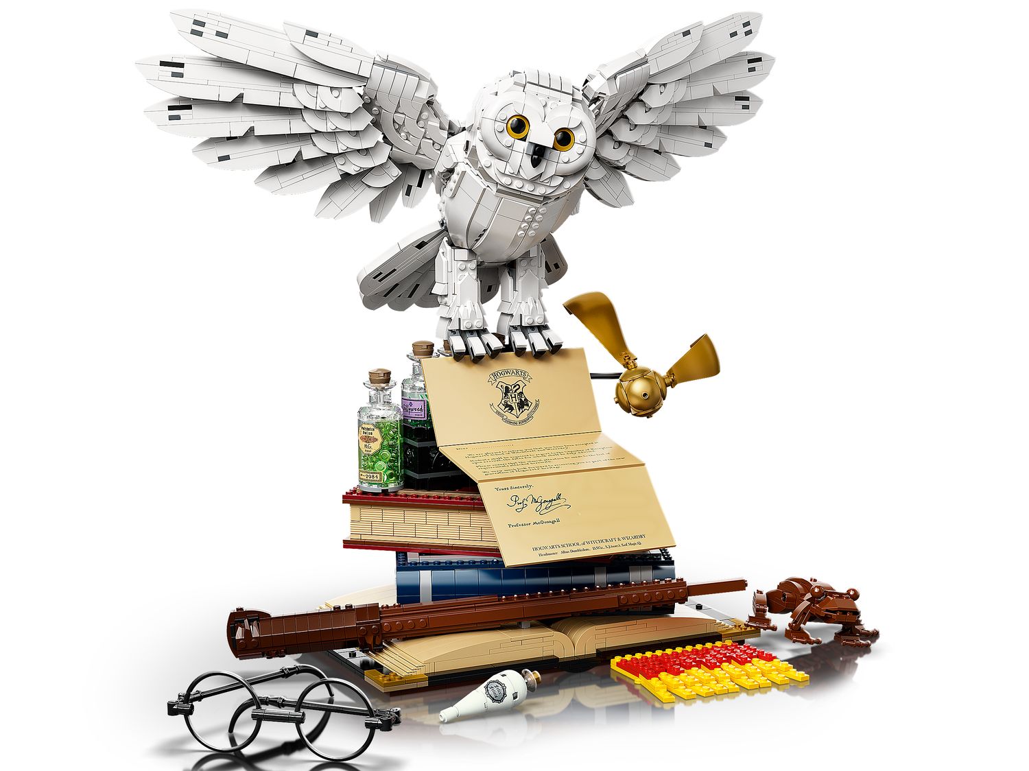 LEGO 76391 — Icônes de Poudlard · Édition Collector, vue officielle du modèle.