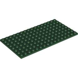 Élément LEGO 6303327 : Quatre grandes plaques vert foncé