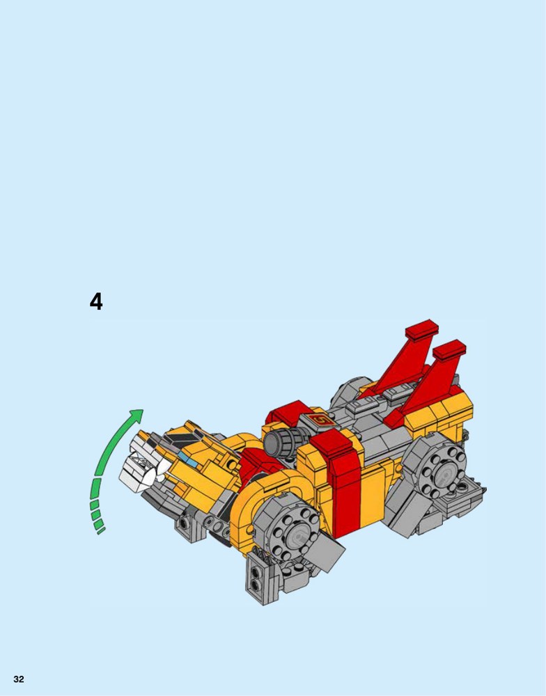 Notice LEGO 21311 : Lion jaune.