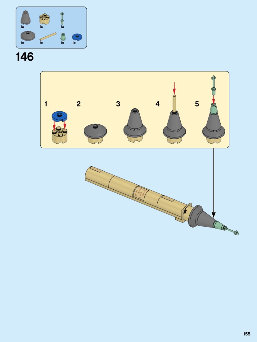 Notice LEGO 75969, page 155, étape 146