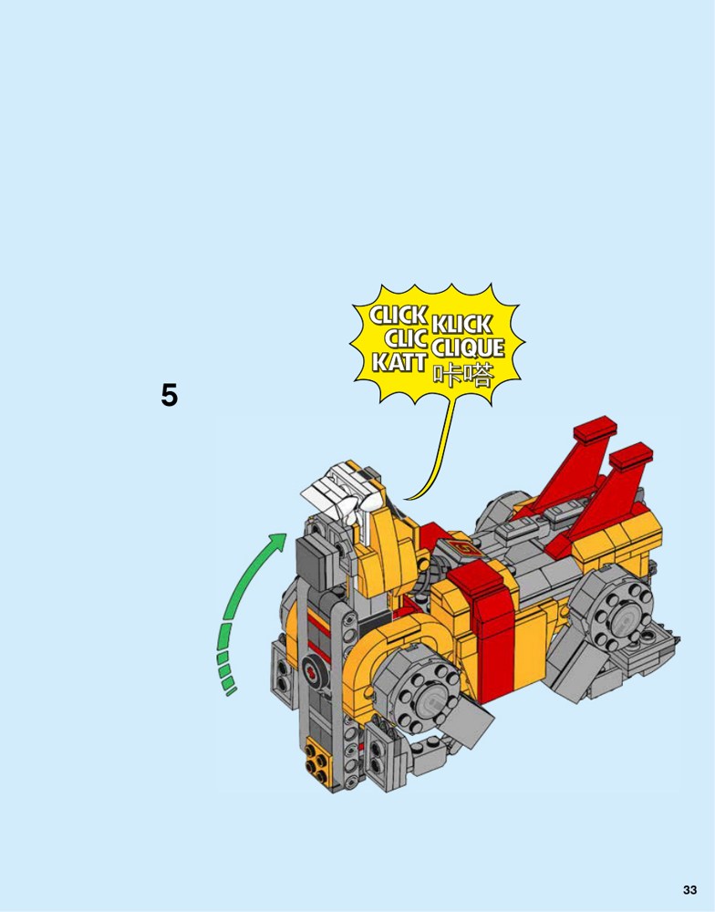 Notice LEGO 21311, page 33, étape 5