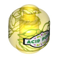 Élément LEGO 6350862 : Les petits contenants jaune transparent