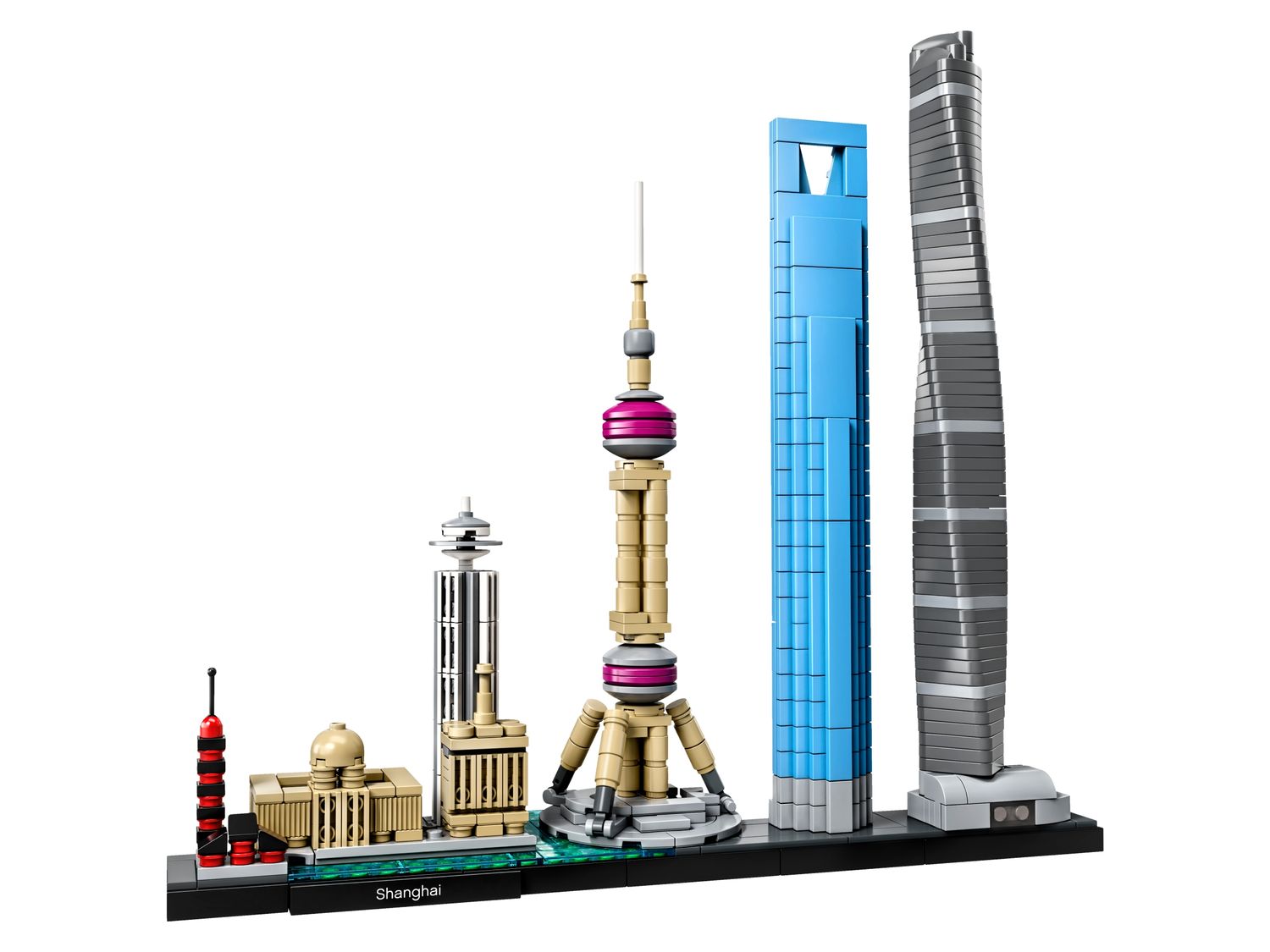 LEGO 21039 — Shanghai, photographie officielle du modèle.