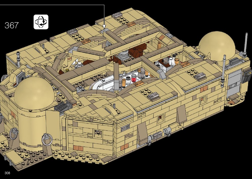 Notice LEGO 75290, page 308, étape 367