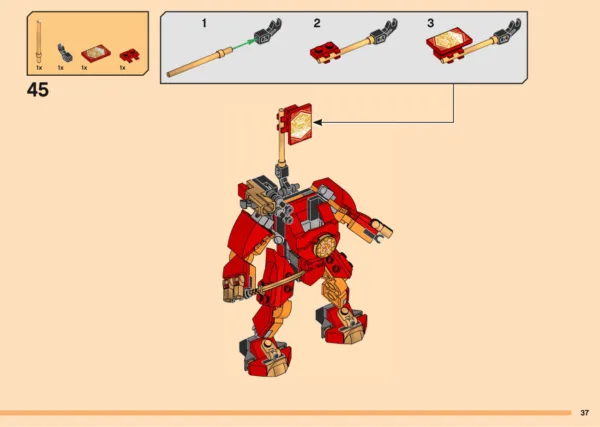 Notice LEGO 71767, page 37, étape 45