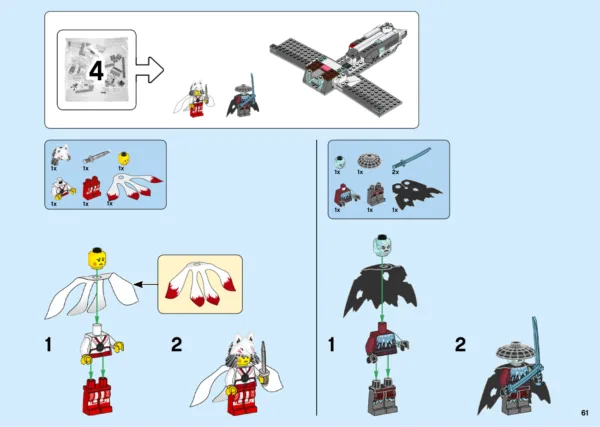 Notice LEGO 70678, page 61