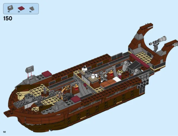 Notice officielle LEGO 70618, page PDF 92 : La vie se cache dans la coque