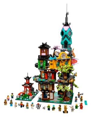 LEGO 71741 Les jardins de la ville de NINJAGO