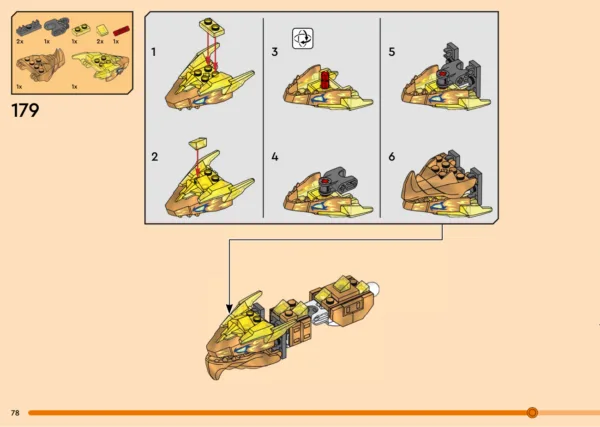 Notice LEGO 71774, page 78, étape 179