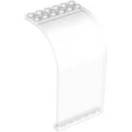 Élément LEGO 6201906 : La grande paroi courbe transparente