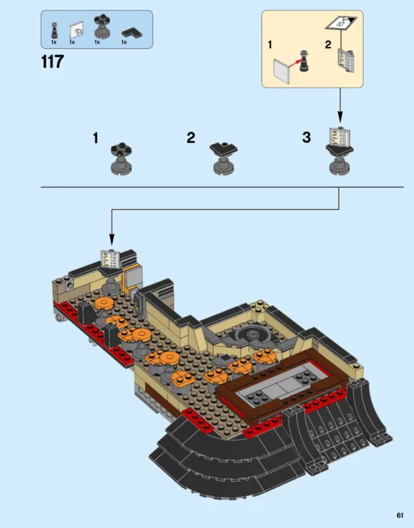 Notice LEGO 70620, page 61, étape 117