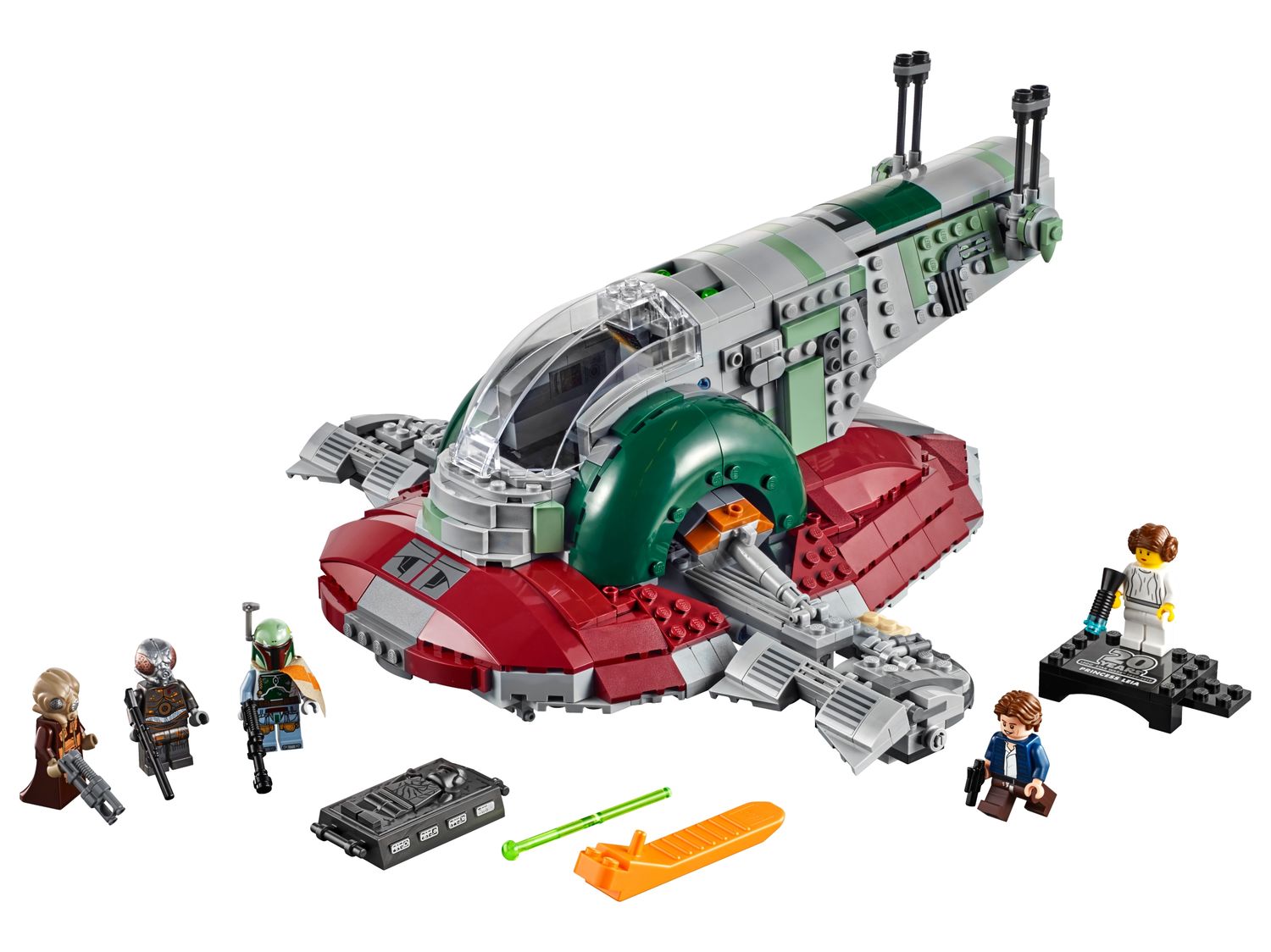 LEGO 75243 — Slave I · édition 20e anniversaire, photographie officielle du modèle.