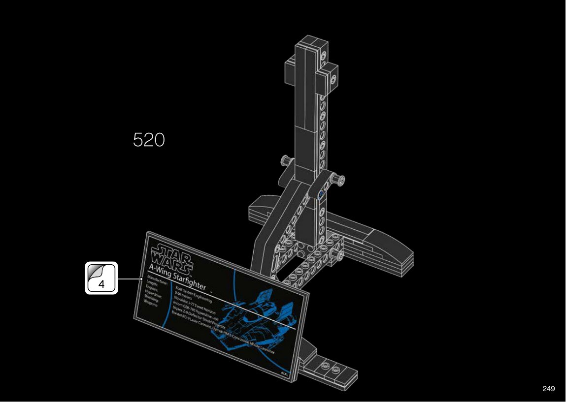 Notice LEGO 75275, page 249, étape 520