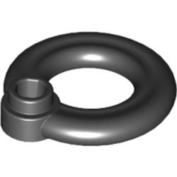 Les deux bouées noires des lunettes, élément LEGO 6097072.