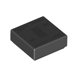 Boucle de ceinture sur tuile 1 × 1, élément LEGO 6213705.