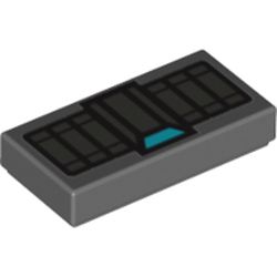 Les deux tuiles imprimées des bras, élément LEGO 6188469.