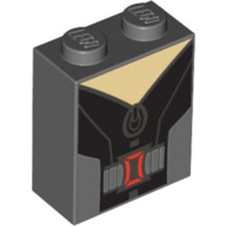 La brique haute imprimée du torse, élément LEGO 6200759.