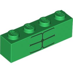 La brique imprimée des abdominaux, élément LEGO 6188695.