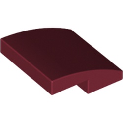 Les deux courbes rouge foncé du bandeau, élément LEGO 6107758.
