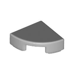 Les quatre quarts de disque gris des bras, élément LEGO 6176433.