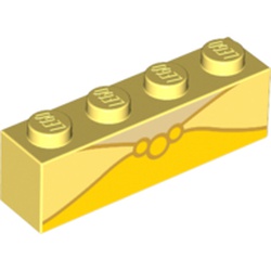 La brique imprimée de l’encolure, élément LEGO 6188699.