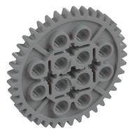 Grande roue dentée grise LEGO 4285634, 40 dents, avec trous et logement axial central.