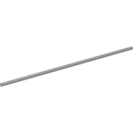 Tube rigide gris clair LEGO 4514198, présenté droit avant recoupe.