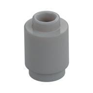 Brique ronde 1 × 1 gris bleuté clair à tenon ouvert, référence 3062b.