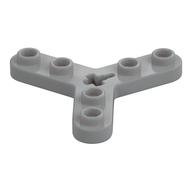 Pièce Technic grise à trois branches et six tenons, référence 32125.