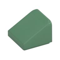 Petite pente 30° 1 × 1 vert sable, LEGO 4652205.