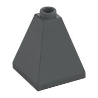 Pente pyramidale 75° gris bleuté foncé 2 × 2 × 2, référence 3688.
