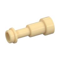 Pièce beige en forme de longue-vue, support rond 1 × 1 × un et deux tiers, référence Rebrickable 64644.
