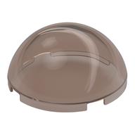 Dôme hémisphérique transparent fumé 4 × 4, référence Rebrickable 86500, Trans-Brown RB 40, élément LEGO 6079676.