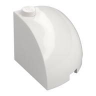Quart de dôme blanc arrondi 3 × 3 × 2, référence Rebrickable 88293, élément LEGO 4586275.