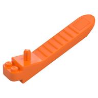 Visuel catalogue d’un séparateur de briques orange allongé avec deux tenons, Rebrickable 96874 Orange RB 25, associé à LEGO 4654448.