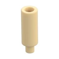 Visuel catalogue d’une chandelle beige creuse, Rebrickable 37762 Tan RB 19, élément LEGO 6454936 ; quantité 180 régulières au catalogue, 181 dans la nomenclature LEGO.
