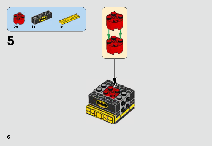 Notice LEGO 41585, page 6, étape 5.