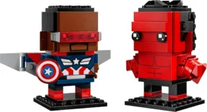LEGO 40668 Figurines de Captain America et Hulk rouge